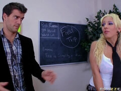 Classroom hardcore sex with a big-boobed blonde Lylith Lavey