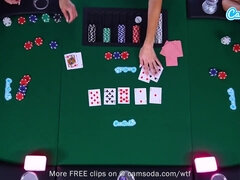 Camsoda-Cute young babes playing strip poker