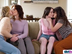 Im Shy But Do Want To Lick My Babysitter - Hazel Moore, Aiden Ashley And Victoria Voxxx