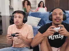 Mamada, Tetona, Ébano, Sexo duro, Hd, Interracial, Realidad, Trio