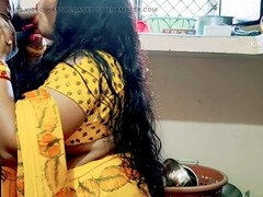 18 ans, Amateur, Tante, Grosse bite, Tir de sperme, Indienne, Cuisine, Belle mère