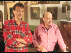 Pijpbeurt, Sperma in gezicht, Monster, Buiten, Trio, Tieten likken, Oud, Bruiloft