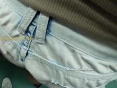 Amateur, Arabe, Cul, Bus, Voiture, De plein air, Culottes ou slips, Train