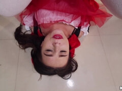 18 años, Morena, Sexo duro, Tacones, Cocina, Pantaletas, Coño, Adolescente