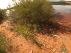 素人, ビーチ, デカチン, デカパイ, カップル, フェティッシュ, 公共, のぞき