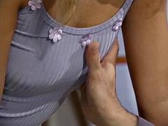 アナル, 美女, ブロンド, フェラチオ, なめる, オナニー, オッパイの