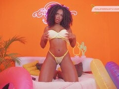 Americano, Negro, Brasileñas, Lencería, Masturbación, Juguetes