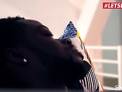 Arteya Gets Her Tiny Pussy Fucked By A Big Black Cock!