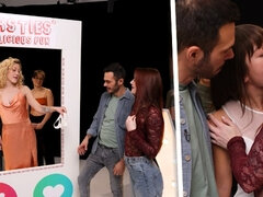 Amateur, Rubia, Mamada, Pareja, Lamidas, Orgasmo, Coño, Trio