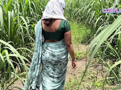 Sexy Komal Gets Wild in Sugarcane Field - Desi Bhabhi Fucked Hard Doggystyle Outdoor