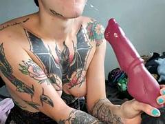 Goth tattoed hairy 7