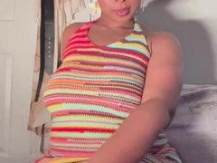 Grote mammen, Zwart, Mollig, Zwart, Masturbatie, Moeder die ik wil neuken, Kut duiken, Nat