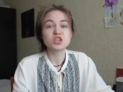 Blondine, Realität, Russisch, Abendanzug, Solo, Ablutschen, Lehrer, Titten