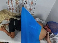 Arzt, Prüfung, Fetisch, Gynäkologe, Rotschopf, Student, Jungendliche (18+), Uniform