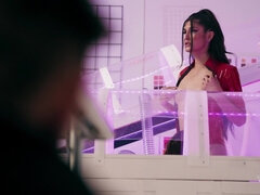 Kont, Hondjeshouding, Latex, Latijnse vrouw, Masturbatie, Naakt, Billekoek, Tieten likken