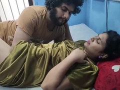 アジア人, カップル, 彼女, 自家製, インド人, キス, ヤリマン, 妻