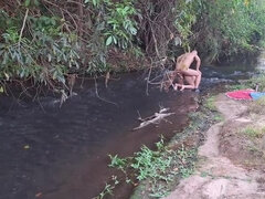 Gabi Sweet Surprise Sex in Jungle - Public Nude Encounter & Unexpected Blowjob