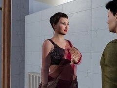 Salle de bains, Gros cul, Première fois, Hd, Indienne, Mature, Maman, Chatte