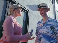 Nana, Gros cul, Sucer une bite, Brunette brune, Queue