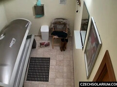 Enthousiasteling, Grote mammen, Blond, Tsjechisch, Hd, Kut duiken, Zonnebank, Alleen