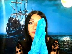 Sadomasochismus, Britisch, Domination, Weibliche domination, Handschuhe, Latex, Herrin, Uniform