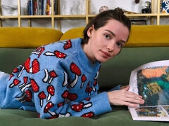 18, 素人, お尻, 茶髪の, 指いじり, 一人, ストリッピング, オッパイの