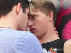 お尻, 舐める尻, 茶髪の, ゲイ, Hd, アウトドア