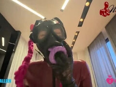 Hot Latex & Rubber Fetish Compilation with Natallien - Anal, Blowjob & Rough Sex