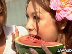 Tanabata and her boyfriend have a good time having sex