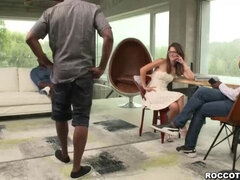 Anal, Verga grande, Negro, Mamada, Morena, Flaco, Adolescente, Trio