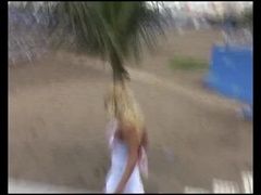 Blond, Pijpbeurt, Lul, Sperma in gezicht, Buiten, Openbaar, Slet, Zuigen