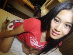 Asiatique, Sucer une bite, Queue, Hd, Petite femme, Pov, Adolescente, Nénés