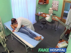 George Uhl, the fakehospital doctor, seduces and sexually exams her patient's small tits in POV