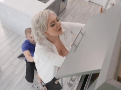 Blonde, Sucer une bite, Cuisine, Rasée, Adolescente