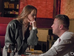 美女, デカパイ, 茶髪の, チン, ヨーロピアン, オマンコ, ショートヘア