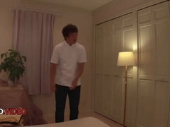 Japanese Goddess Gives Intense Massage Then Sucks Cock!