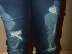 Blondine, Britisch, Hd, Jeans, Masturbation, Pissen, Eng, Nass