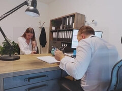 Betrug, Süss, Büro, Orgasmus, Rau, Verführt, Dürr, Flotter dreier