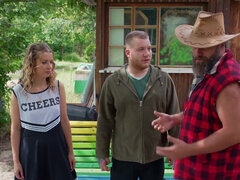 Schönheit, Grosser schwanz, Blondine, Papi, Hardcore, Hd, Im freien, Pornostars