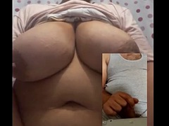 Mature, Mamelons, Douche, Nénés, Webcam