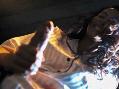 18 ans, Grosse bite, Brunette brune, Fille latino, Lesbienne, Chatte, Surprise, Nénés