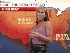 Weather T-Girl's Sperm Drizzle Hot Video