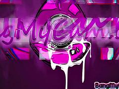 美女, デカチン, ブロンド, 黒人, レズビアン, メイド, オッパイの, おもちゃ