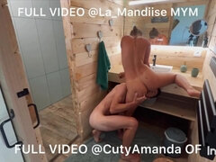 Cul, Salle de bains, Sucer une bite, Brunette brune, En levrette, Hard, Hd, Claque