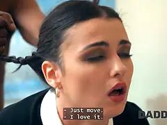 18 años, Morena, Hd, Interracial, Monstruo, Gritar