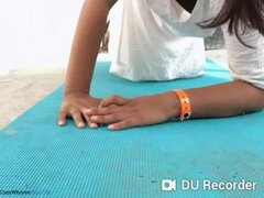 Indian teenage yoga - Babe