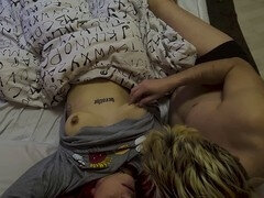 Aziatisch, Voeten, Vrouw, Masturbatie, Orgasme, Spandexonderbroek, Zuigen