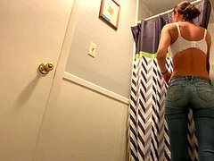 Voyeur, spying, caught