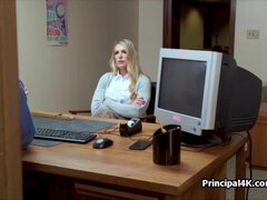 Beautiful mom boobies for principals lonely penis