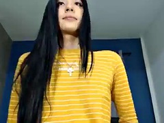 Amateur, Grosse bite, Tir de sperme, Fille latino, Masturbation, Transsexuelle, Solo